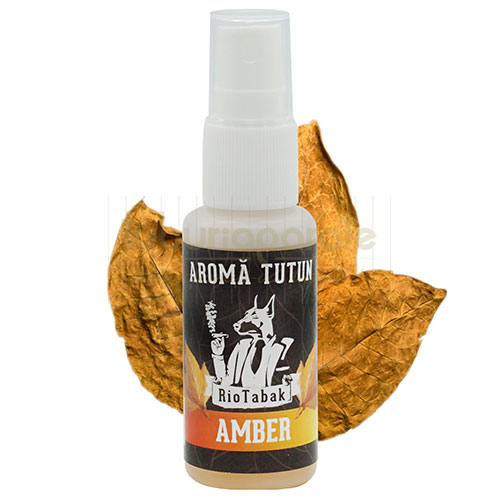 Sticluta cu 30 ml de aroma pentru aromat tutun RioTabak Amber 